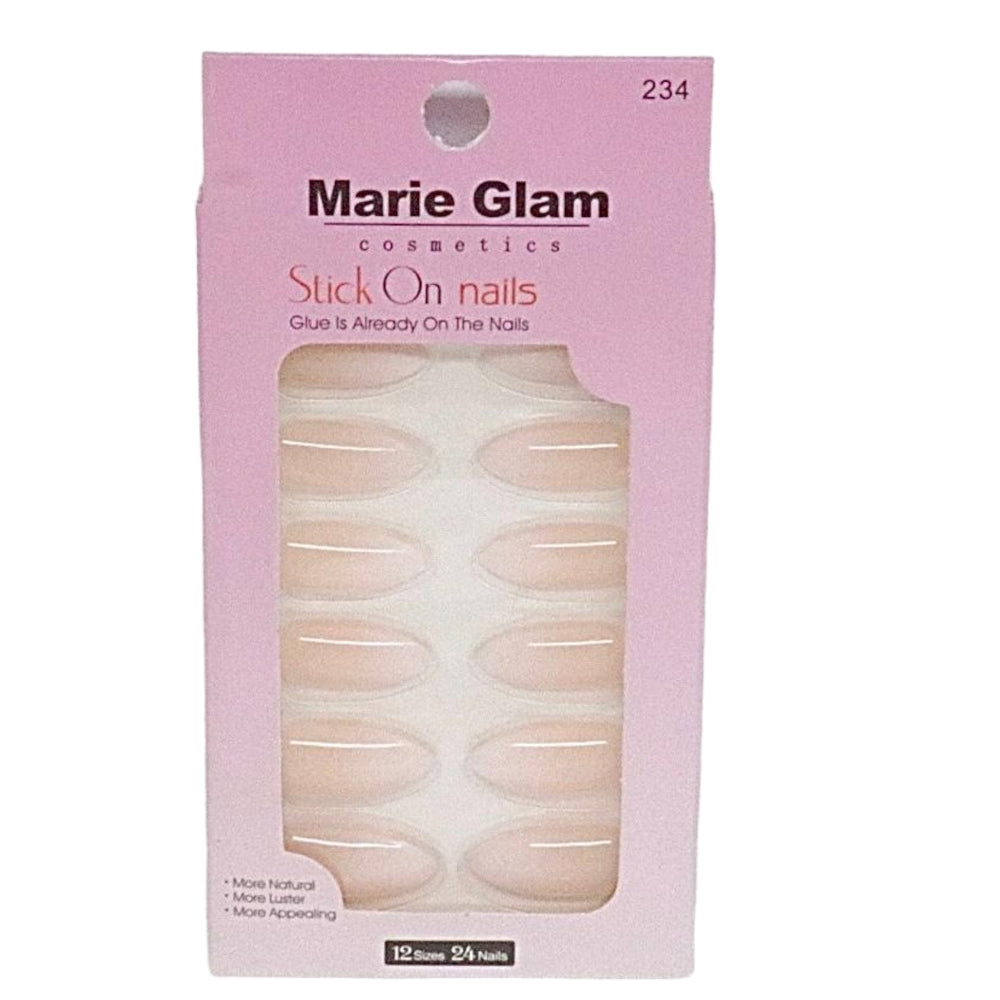 24 Pcs Nails With Glue