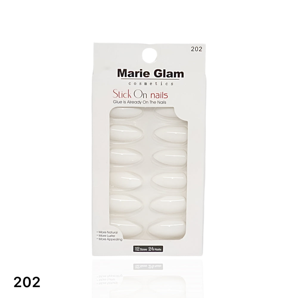 24 Pcs Nails With Glue