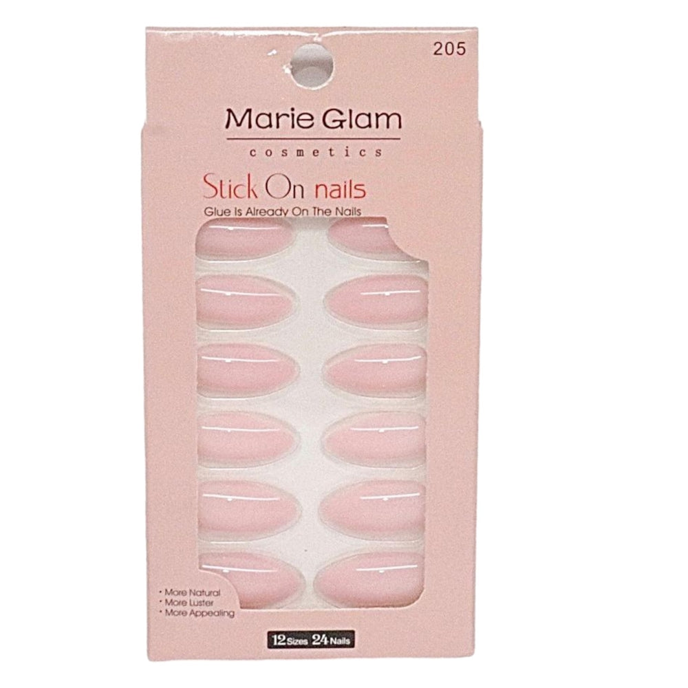 24 Pcs Nails With Glue