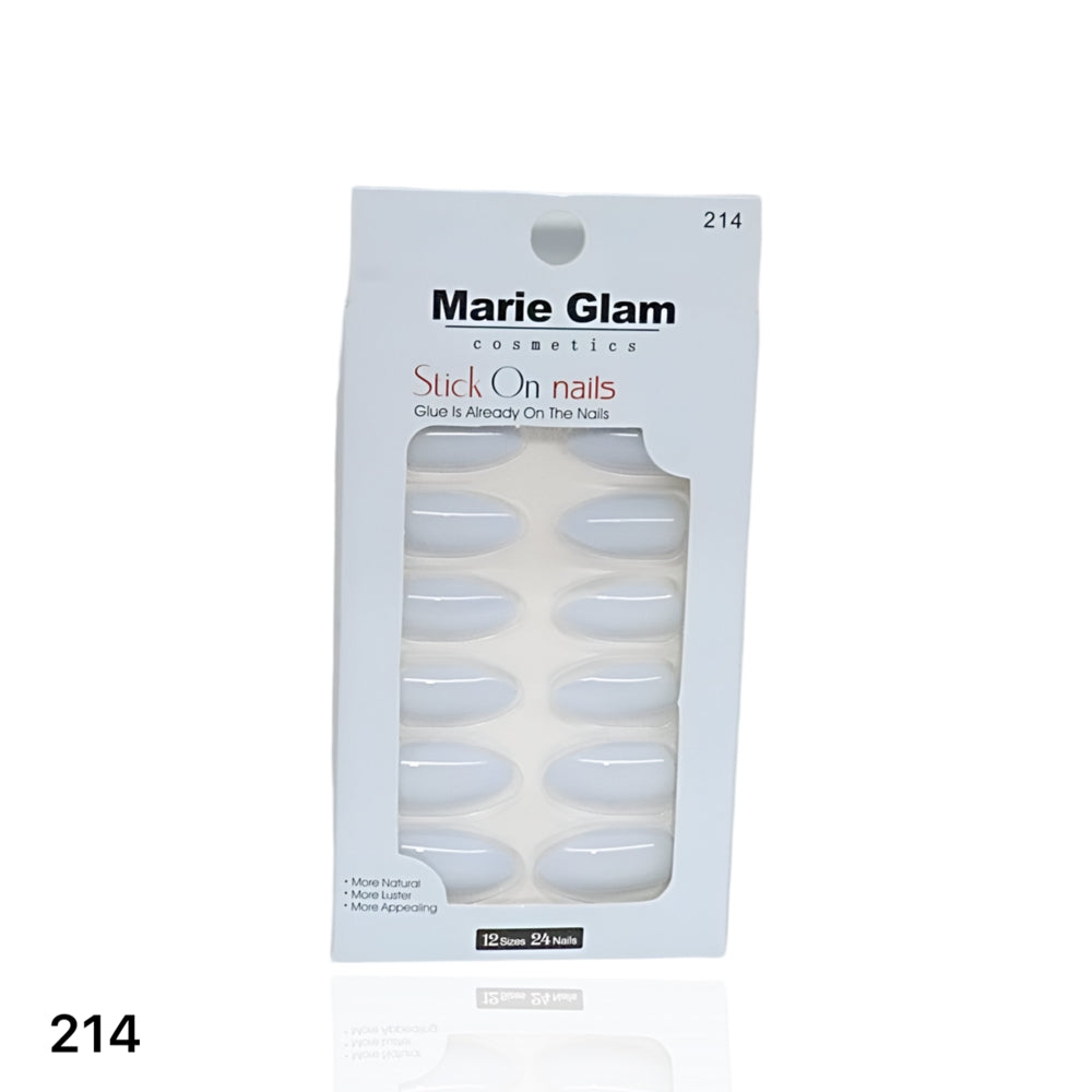 24 Pcs Nails With Glue