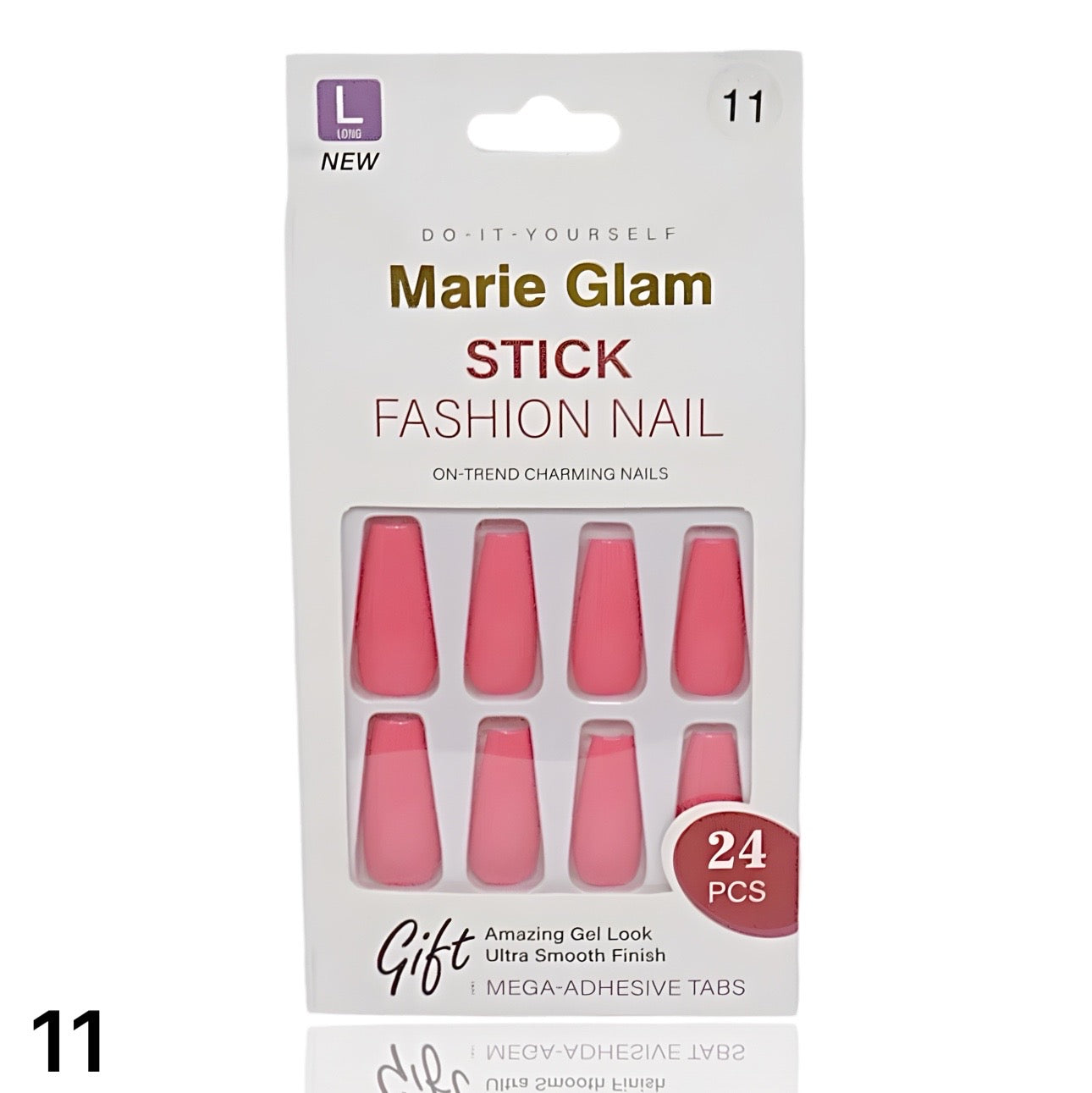 24 PCS Nails Without Glue L-Series