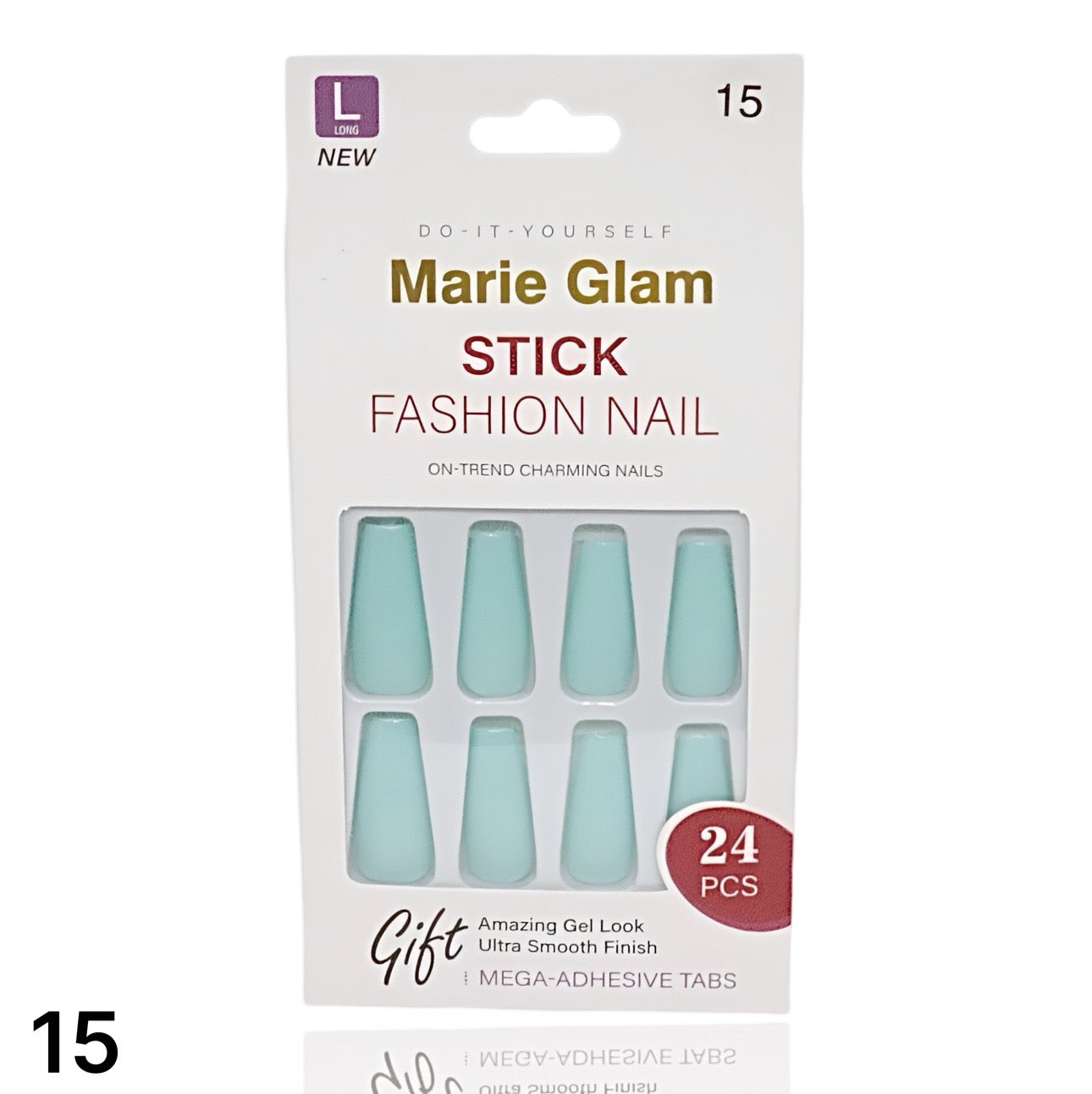 24 PCS Nails Without Glue L-Series
