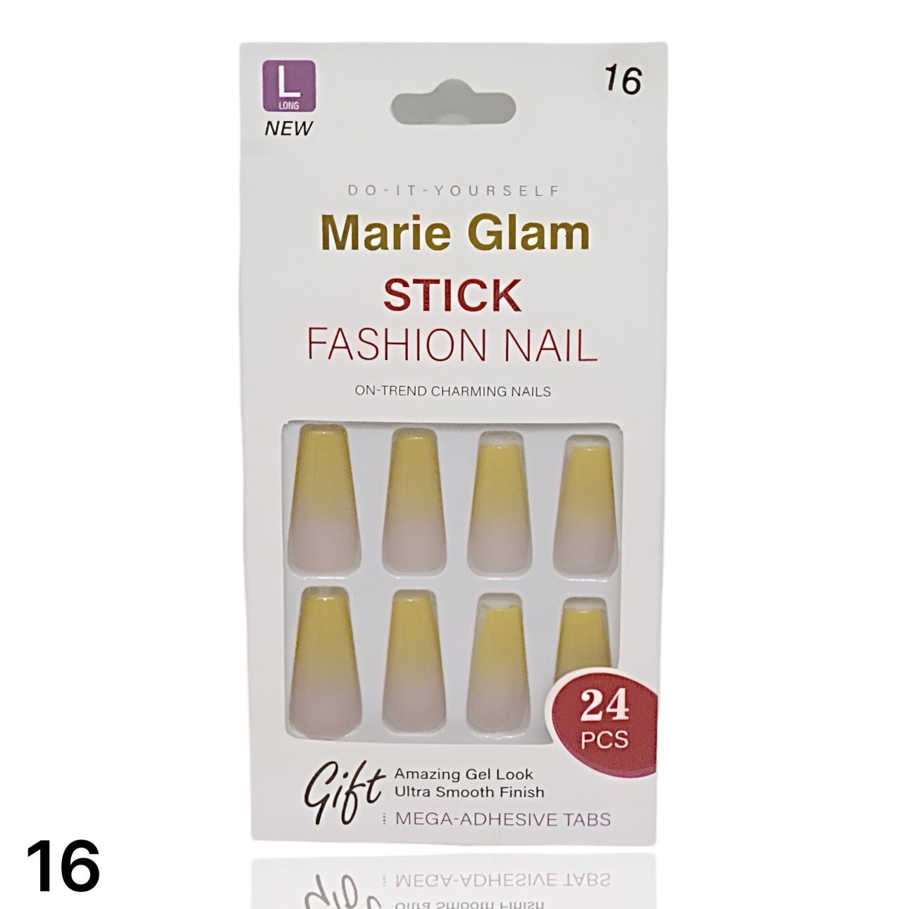 24 PCS Nails Without Glue L-Series