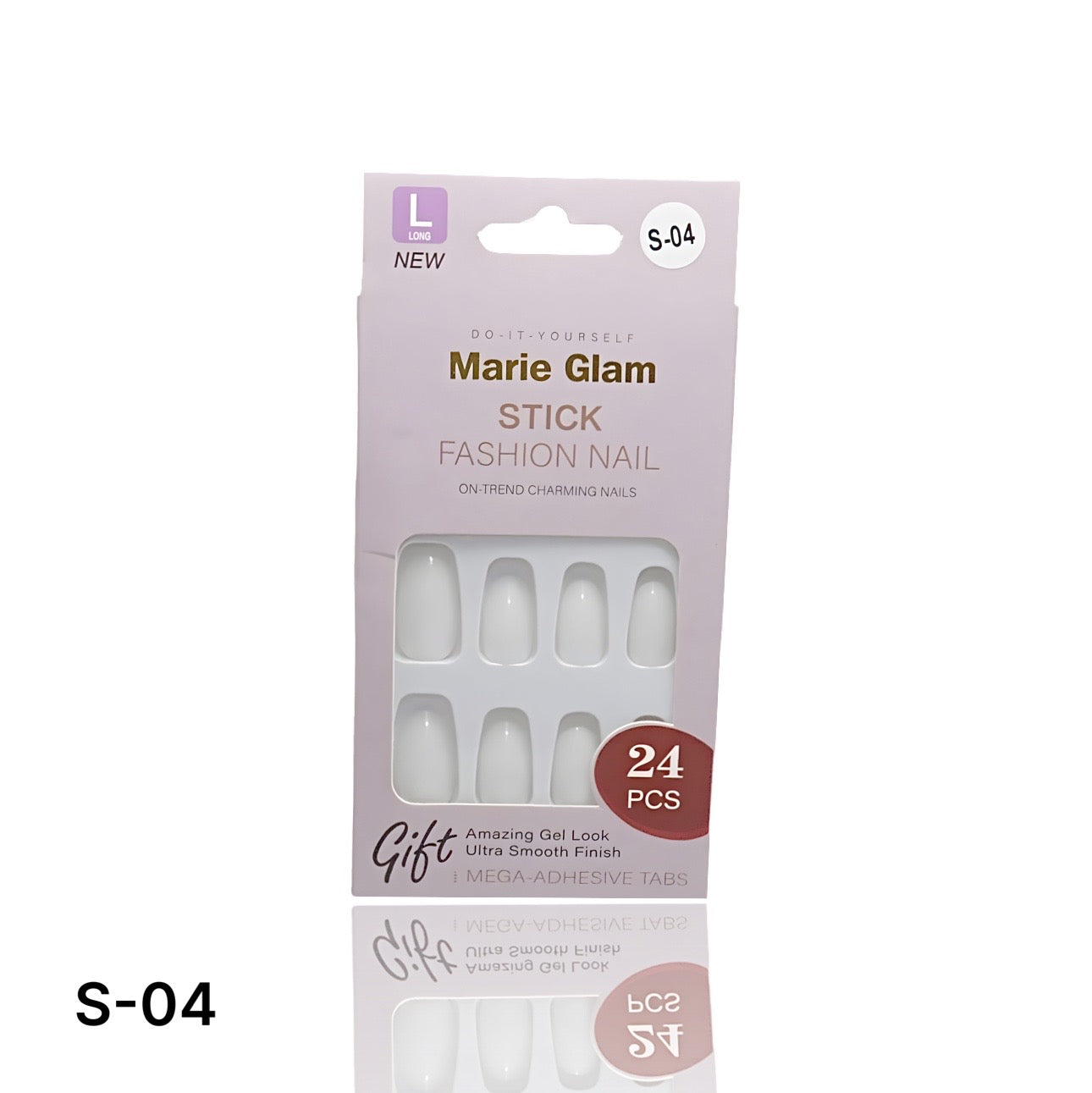 24 PCS Nails Without Glue S-Series