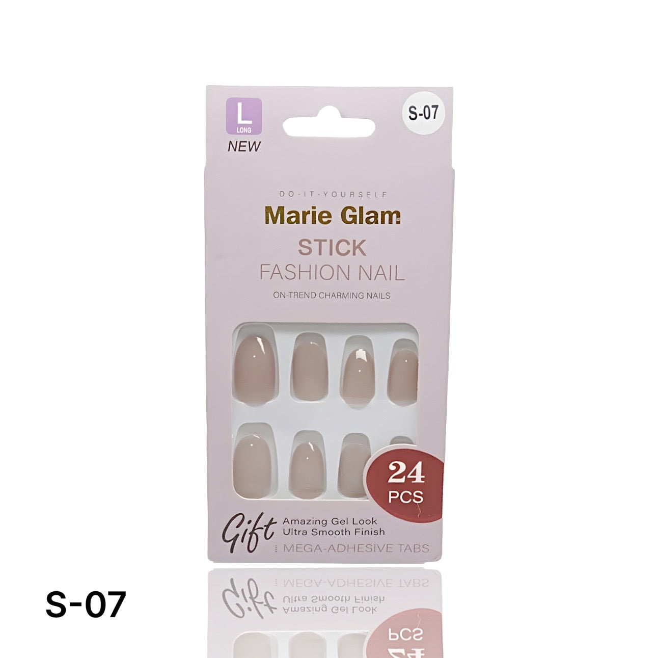 24 PCS Nails Without Glue S-Series
