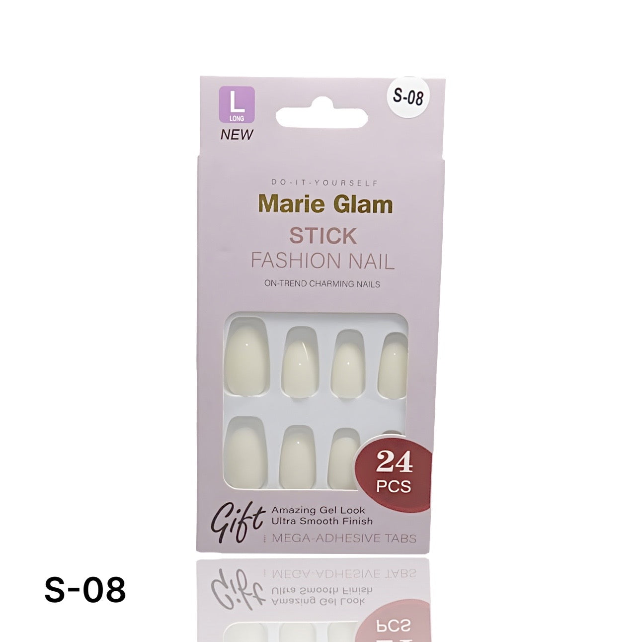 24 PCS Nails Without Glue S-Series