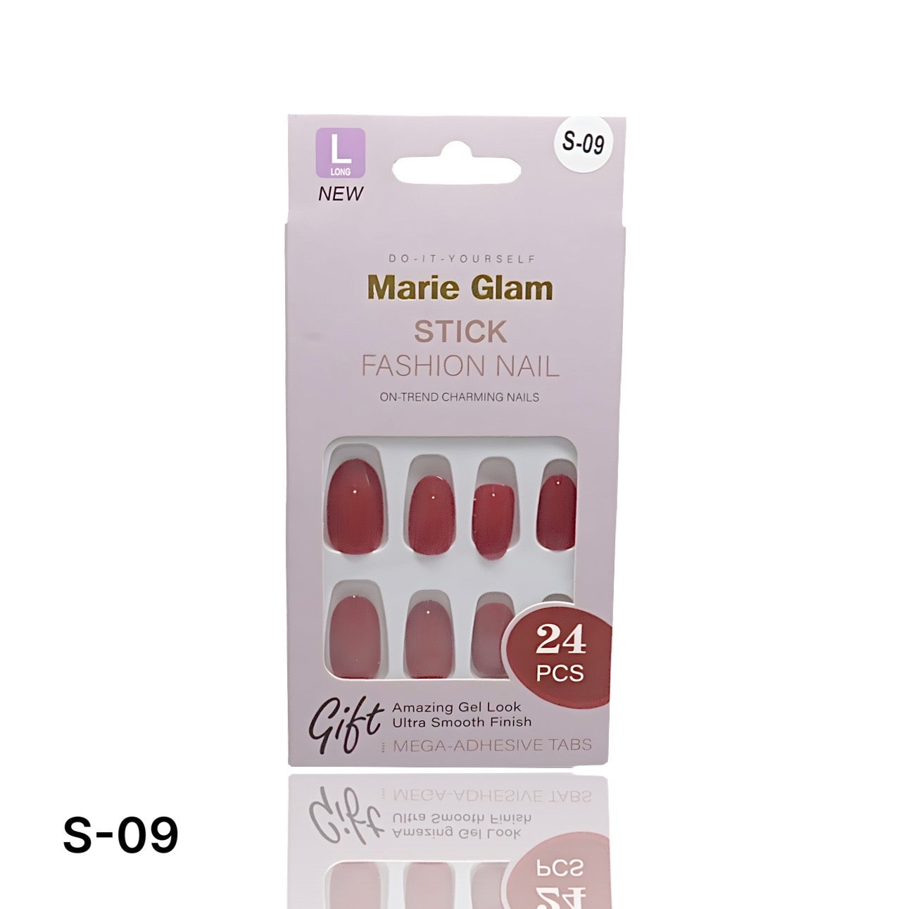 24 PCS Nails Without Glue S-Series