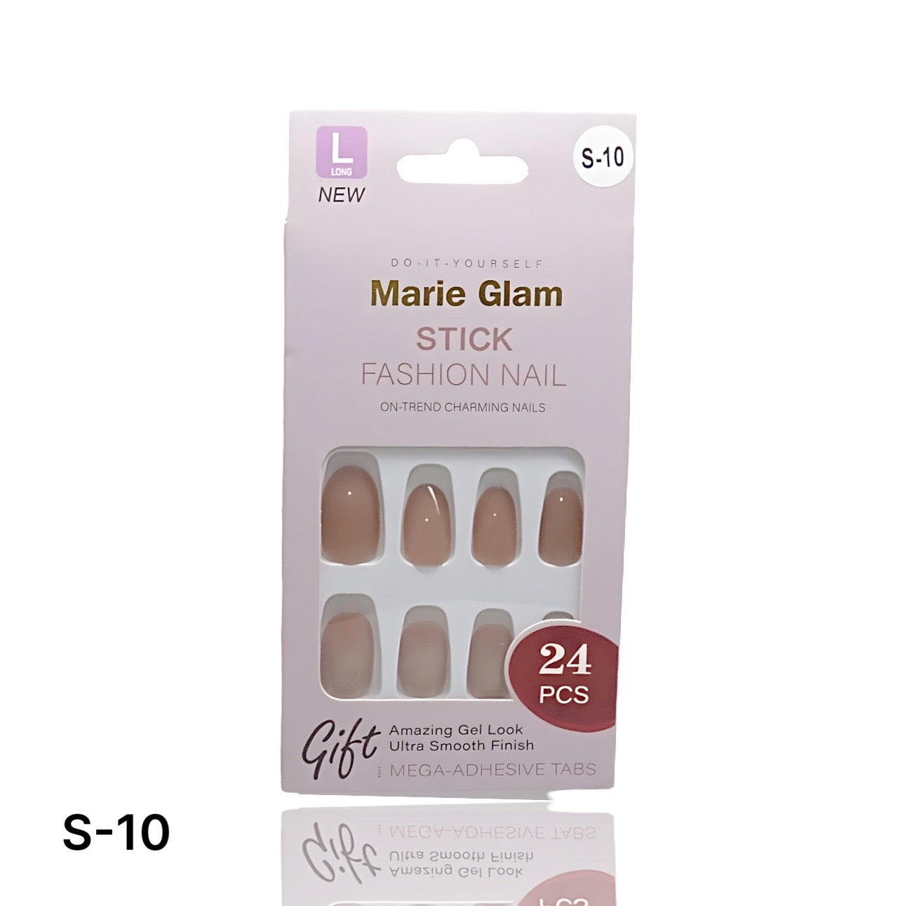 24 PCS Nails Without Glue S-Series