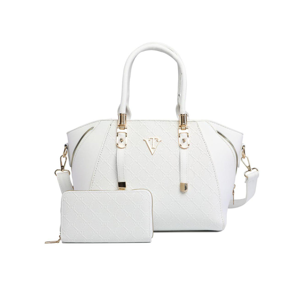 CAMO HANDBAG WITH WALLET