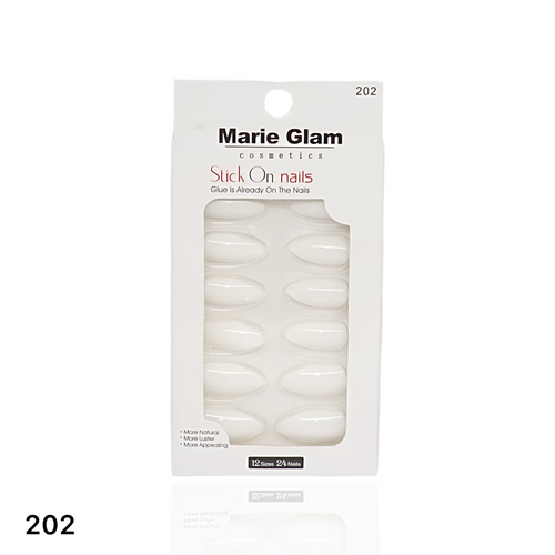 24 Pcs Nails With Glue