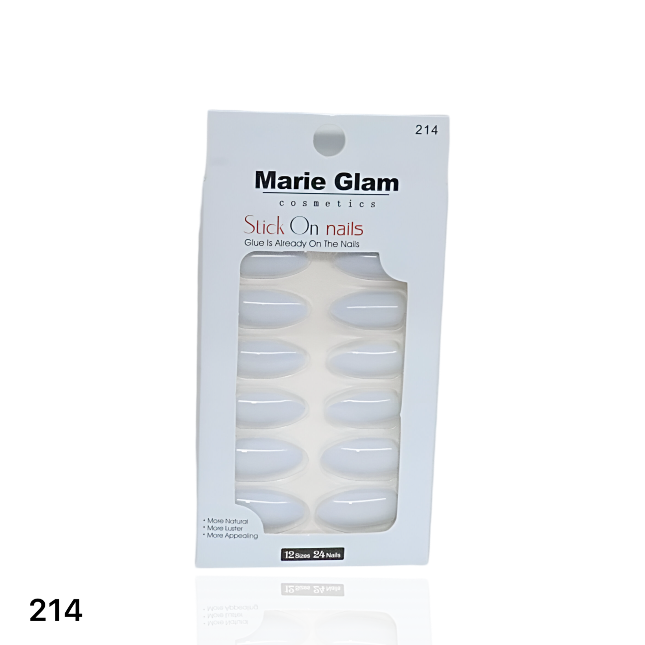 24 Pcs Nails With Glue