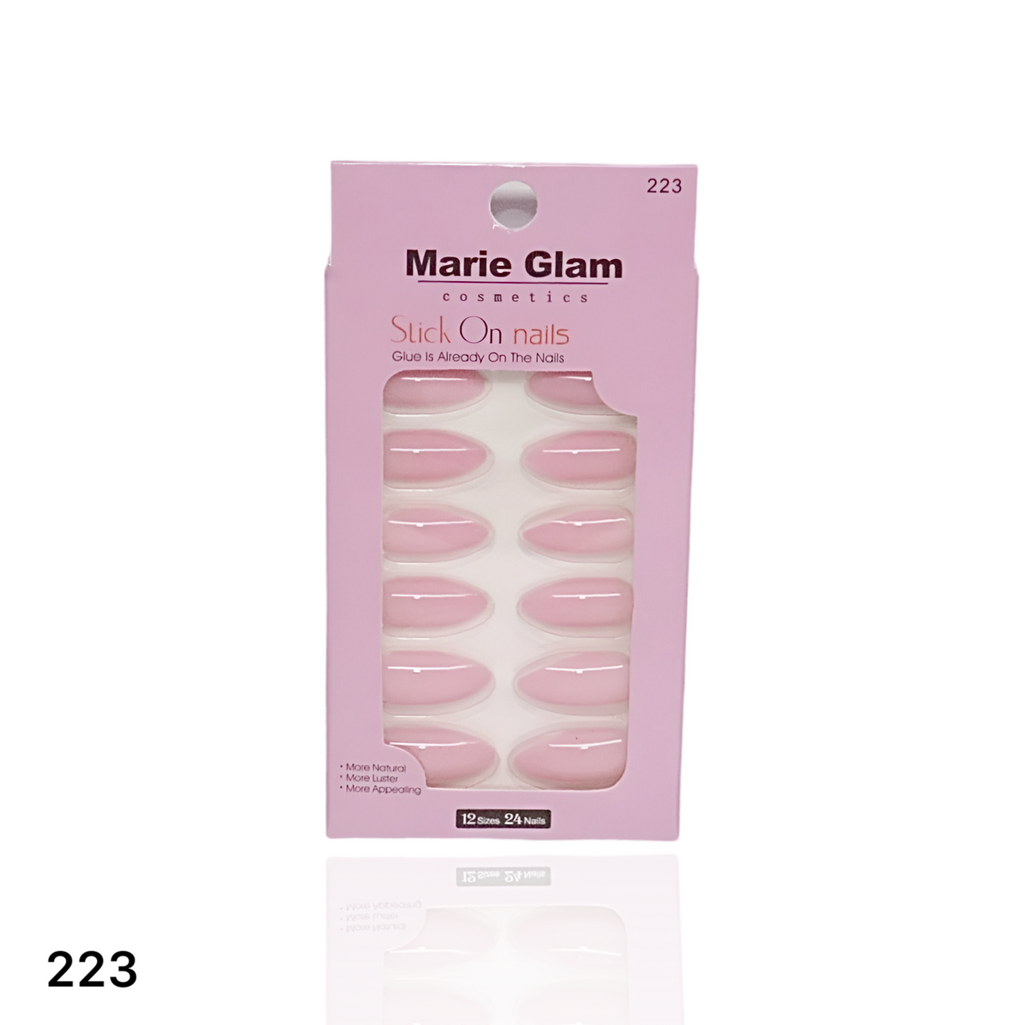 24 Pcs Nails With Glue