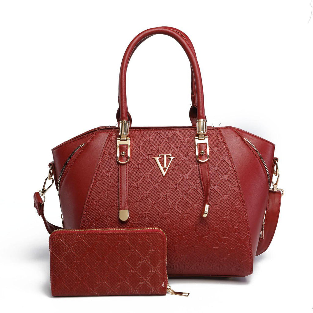 CAMO HANDBAG WITH WALLET