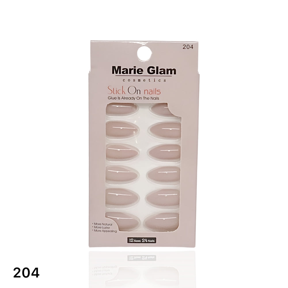 24 Pcs Nails With Glue
