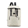Wood Log Checker Print Backpack