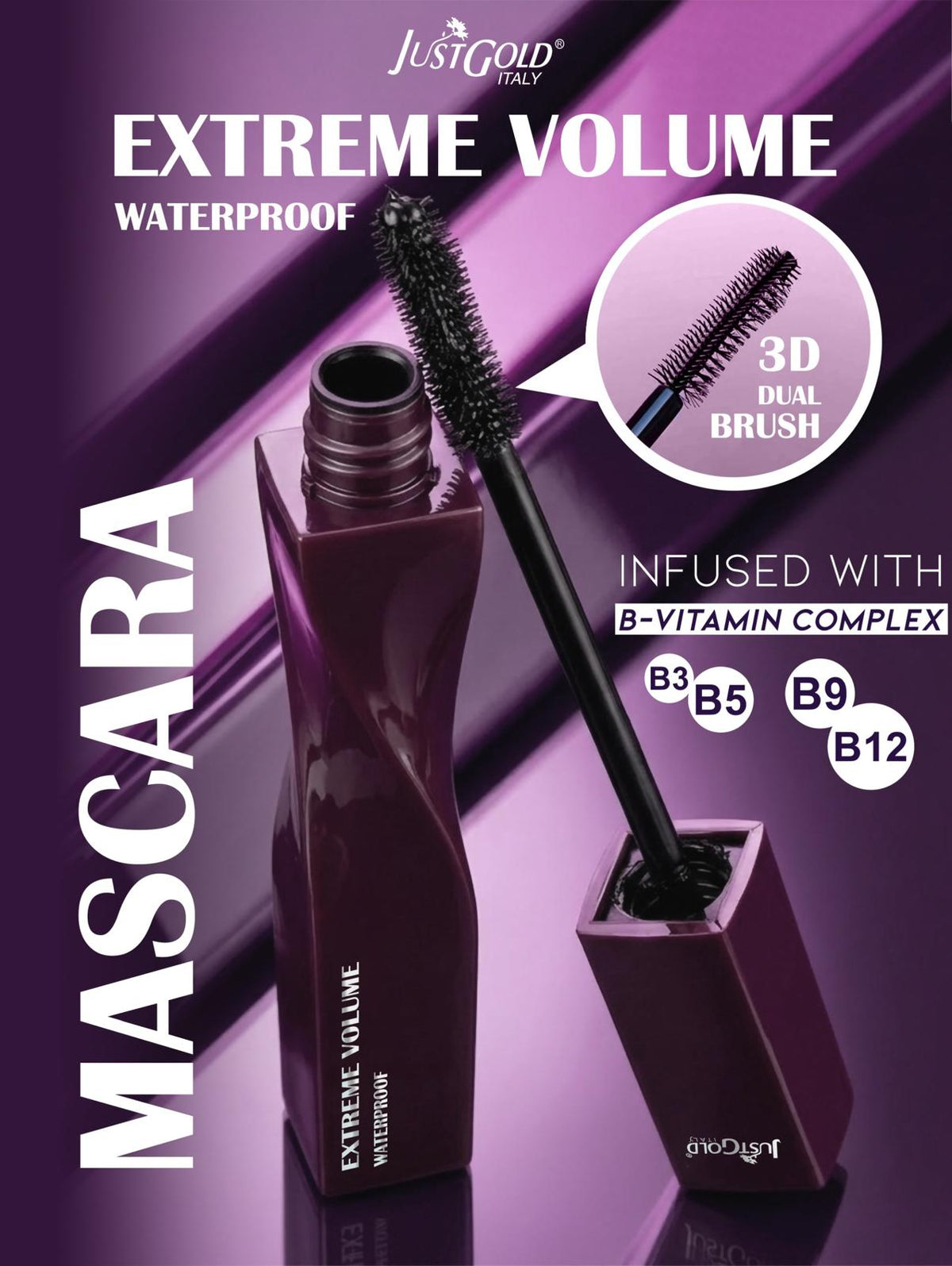 Just gold extreme volume waterproof mascra