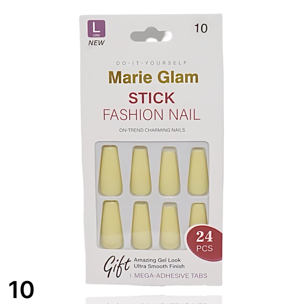 24 PCS Nails Without Glue L-Series