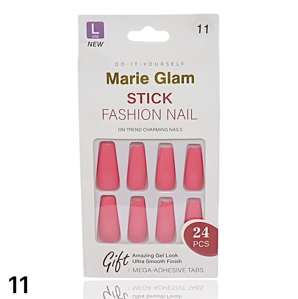 24 PCS Nails Without Glue L-Series