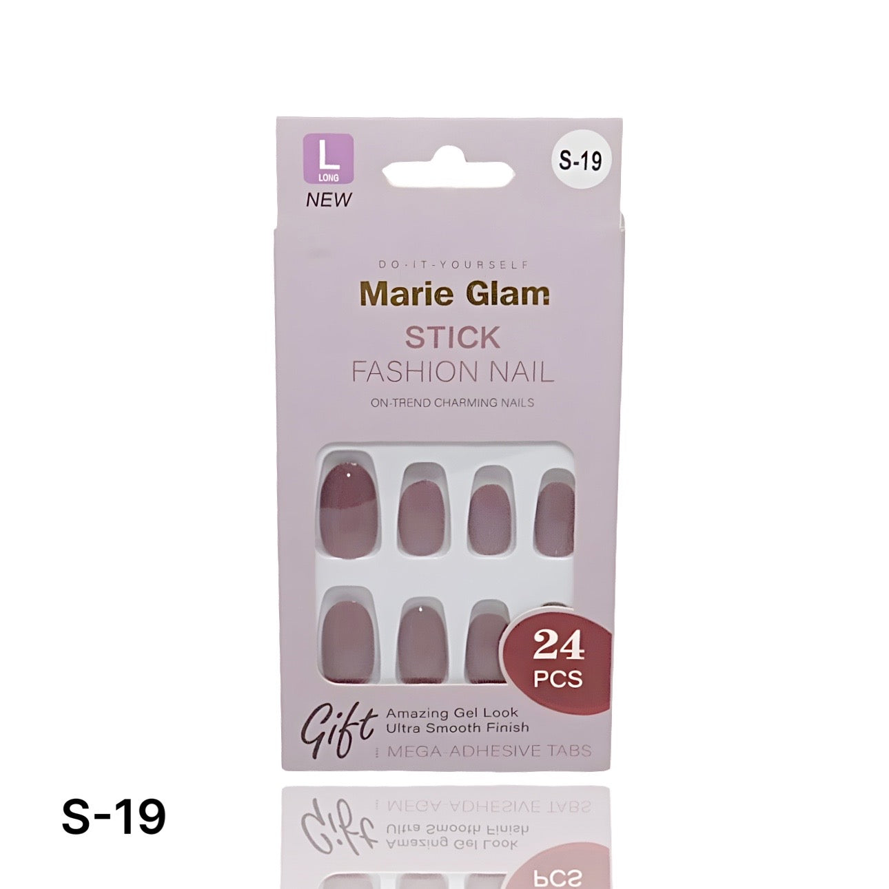 24 PCS Nails Without Glue S-Series