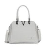 Tri Plain VT embossed Handbag
