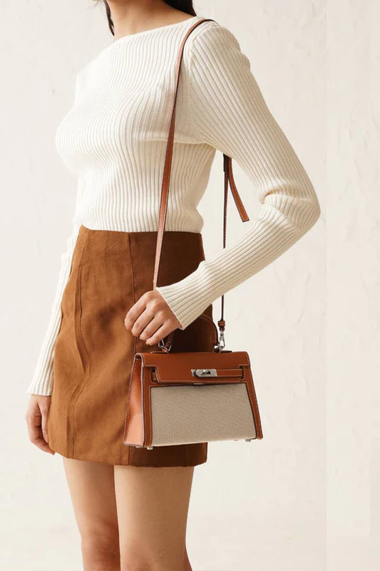 KL Canvas Camel Bag 20