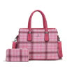 Recti Multicheckered handbag with wallet