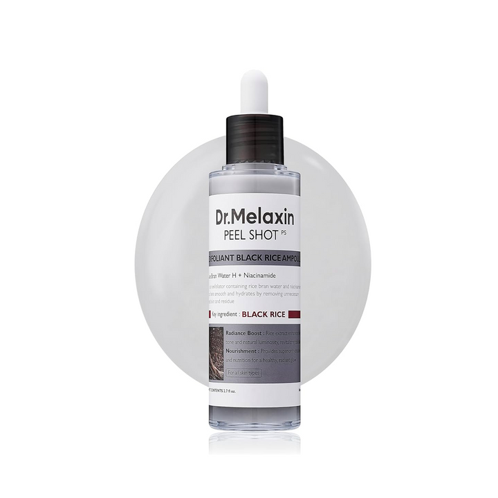 Dr.Melaxin Peel Shot Exfoliant Black Rice Ampoule - 80 ml