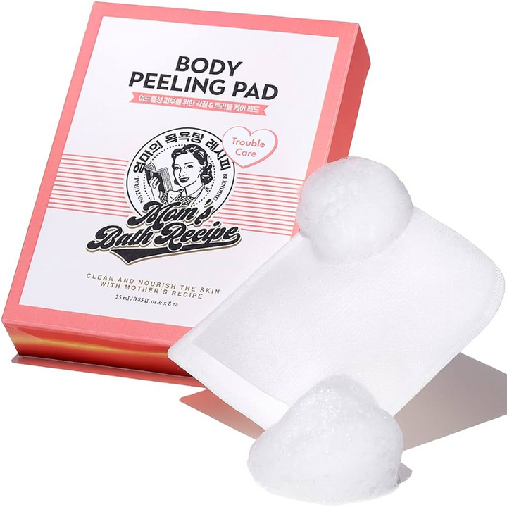 Special Bundle Offer Mom's Bath Recipe Body Peeling Pad - Box ( 8pcs)