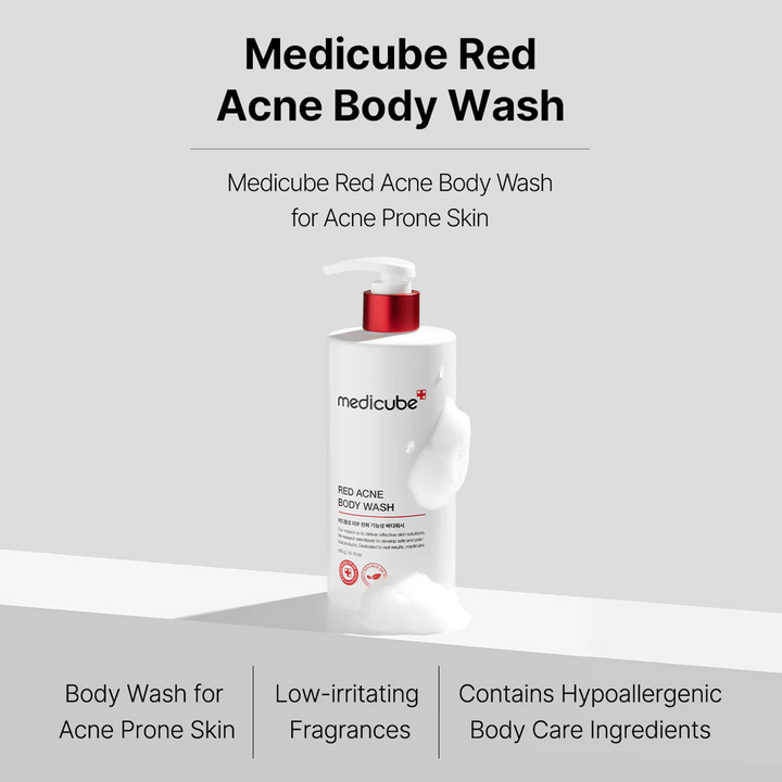 Medicube Red Acne Body Wash - 400g