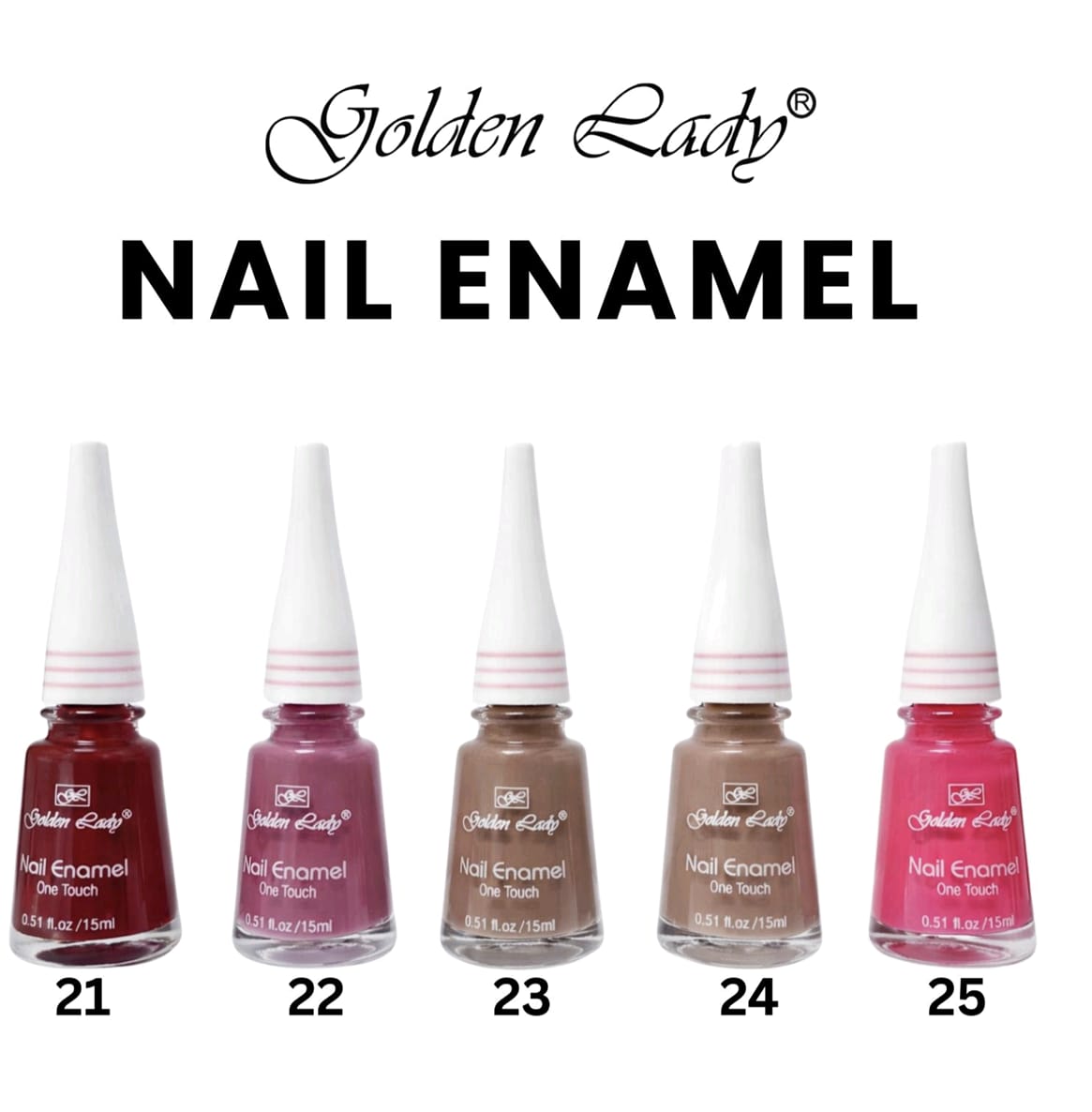 Golden lady nail enamel 15ml