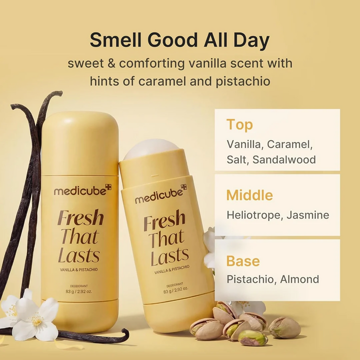 Medicube Deodorant Fresh That Lasts Vanilla and Pistachio - 83g