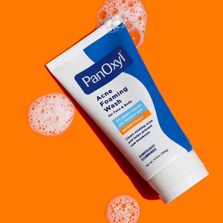 PanOxyl Acne Foaming Wash Benzoyl Peroxide 10% Maximum Strength - 156g