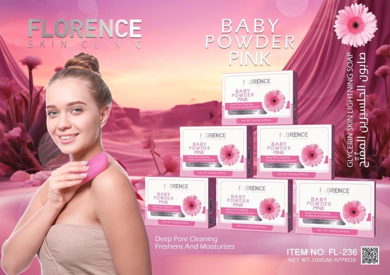 Florence Baby Powder Pink Soap - 100g