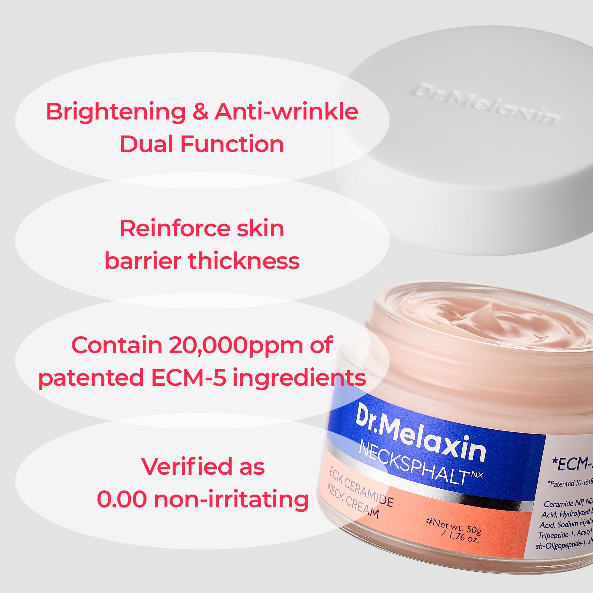 Dr.Melaxin Necksphalt ECM Ceramide Neck Cream - 50g