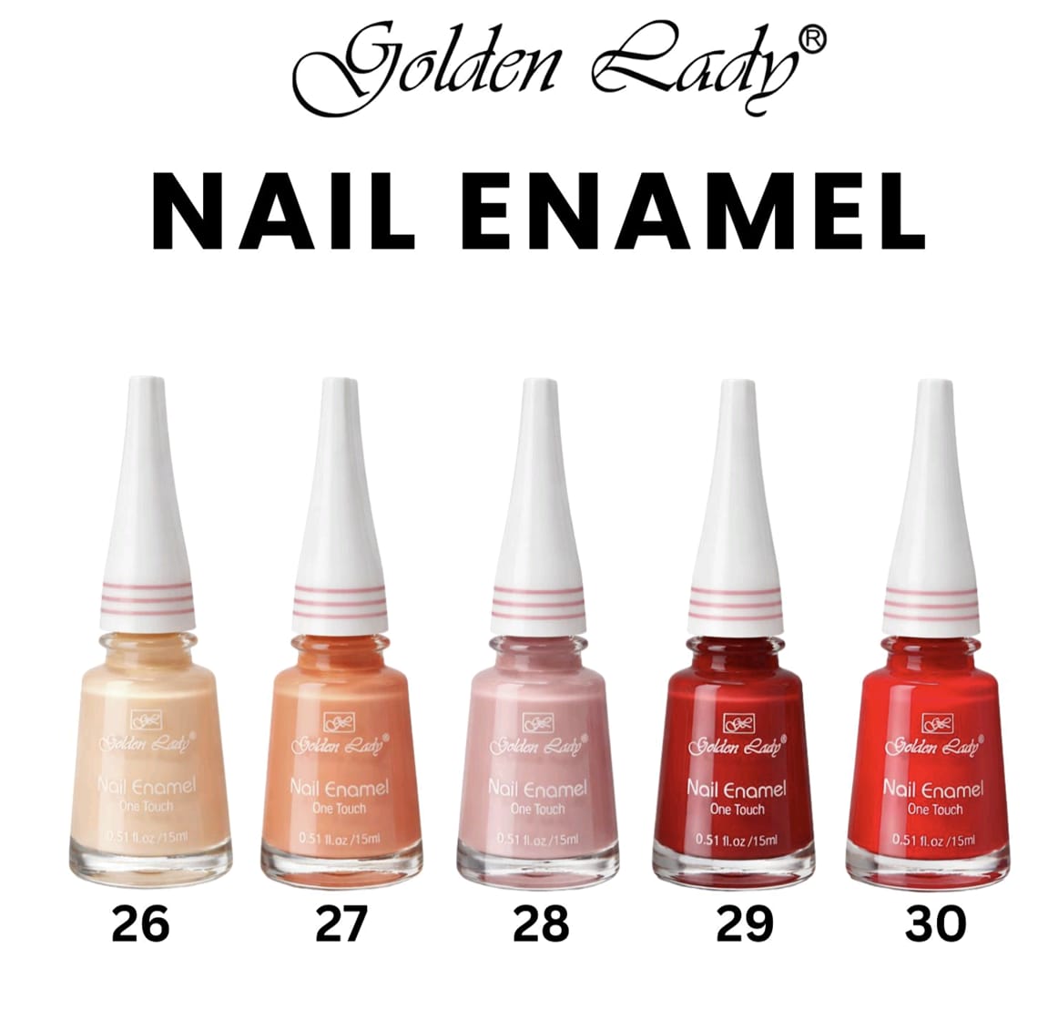 Golden lady nail enamel 15ml