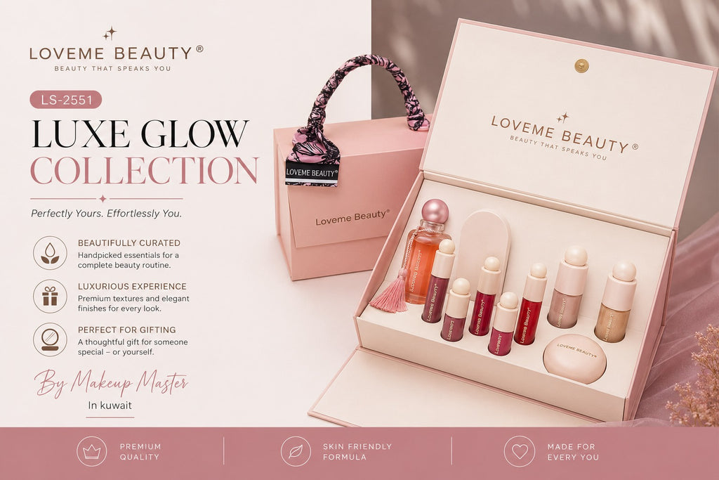 Love me beauty glow luxe collection make up set