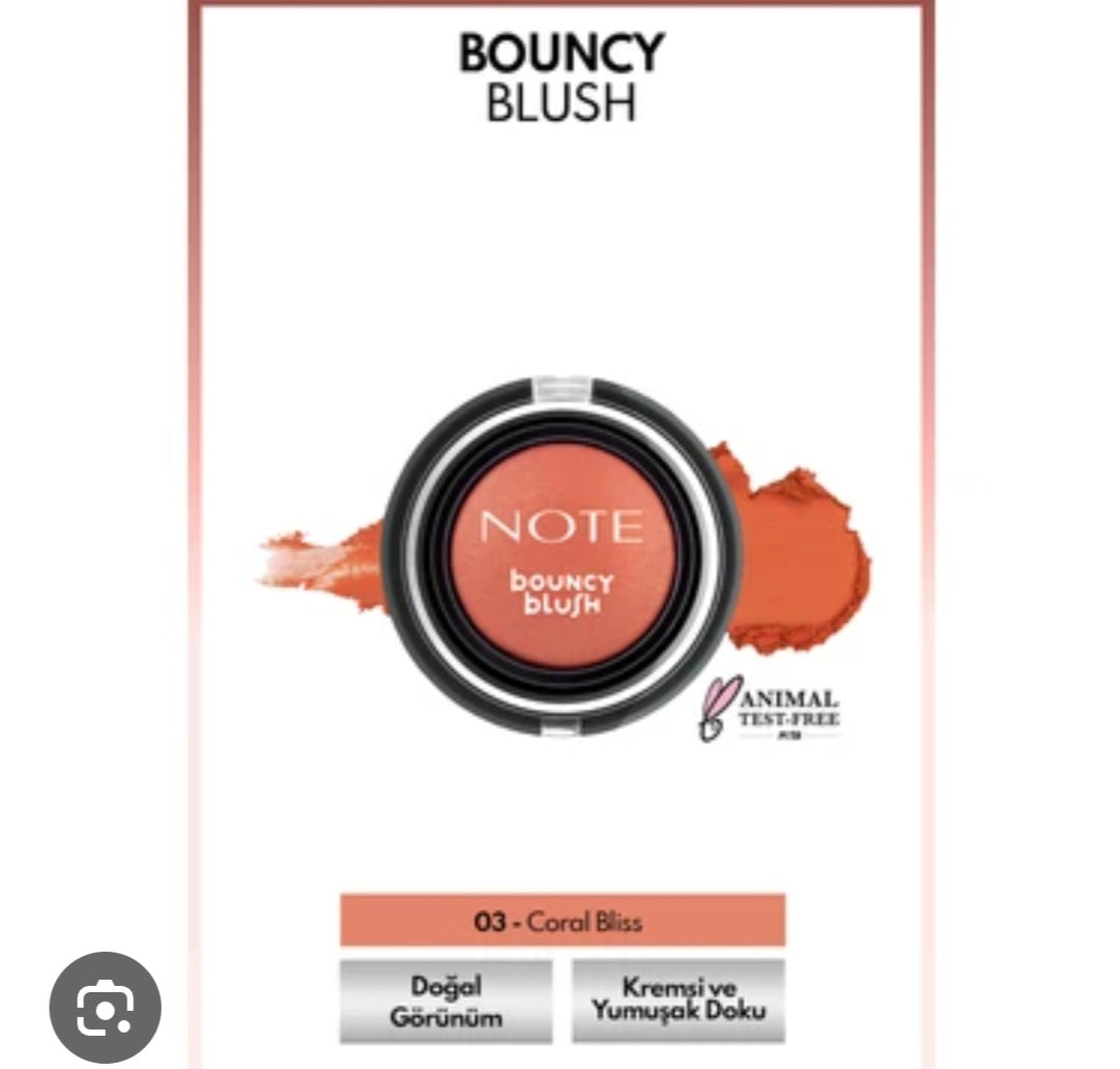 Note bouncy blush