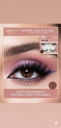 Golden lady curl and 3D eyelash