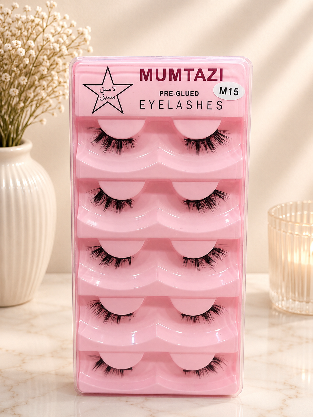 Mumtazi pre glued 5 pair eyelash