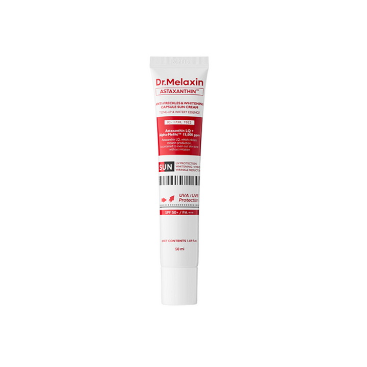 Dr.Melaxin Astaxanthin Anti-Freckles & Whitening Capsule Sun Cream SPF50+ - 50ml