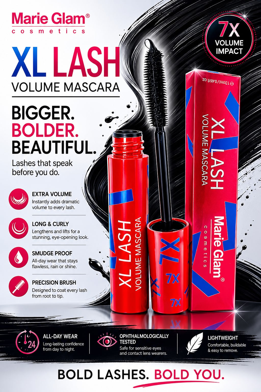 Marie glam xl lash volume mascra