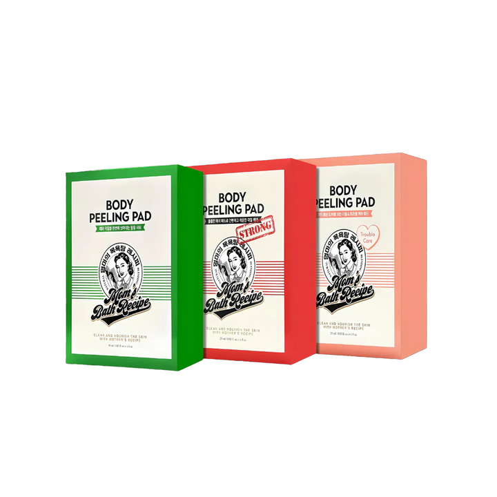 Special Bundle Offer Mom's Bath Recipe Body Peeling Pad - Box ( 8pcs)