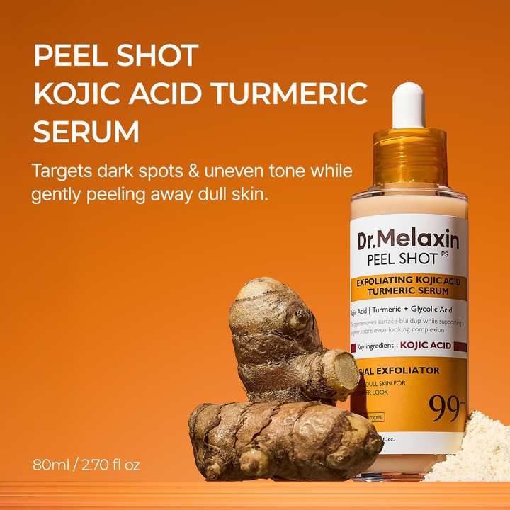 Dr.Melaxin Peel Shot Exfoliating Kojic Acid Turmeric Serum - 80ml