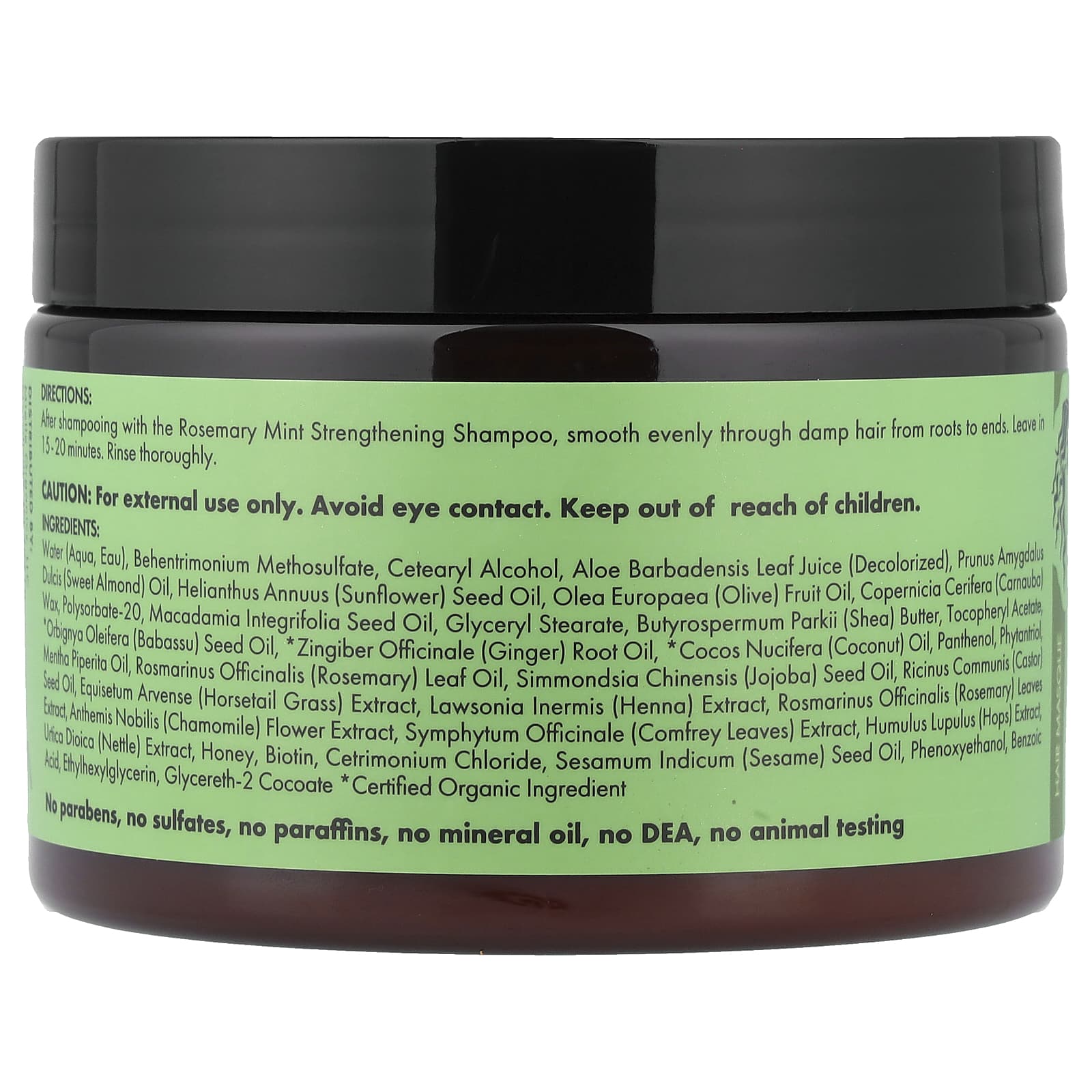 Mille rosemary hair strengthening mask