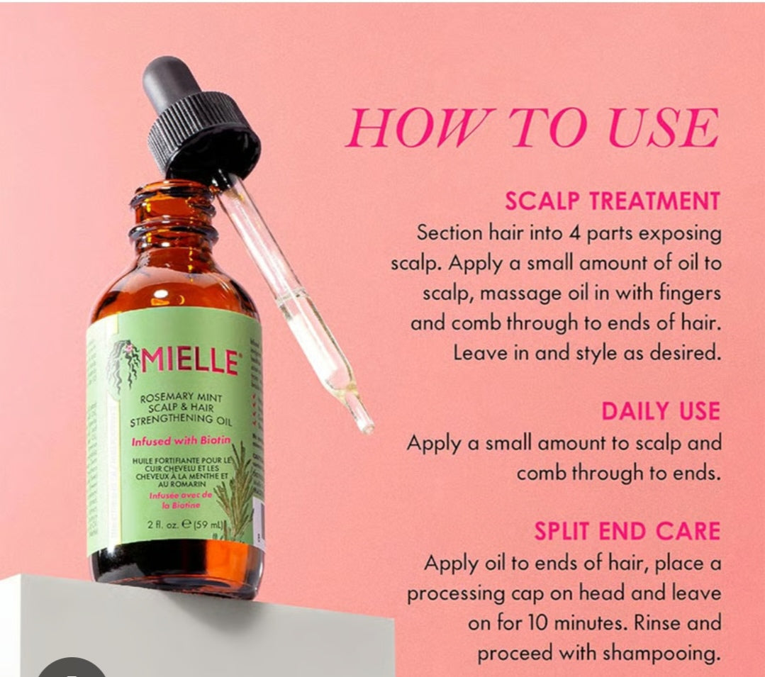 Mille scalp and hair oil