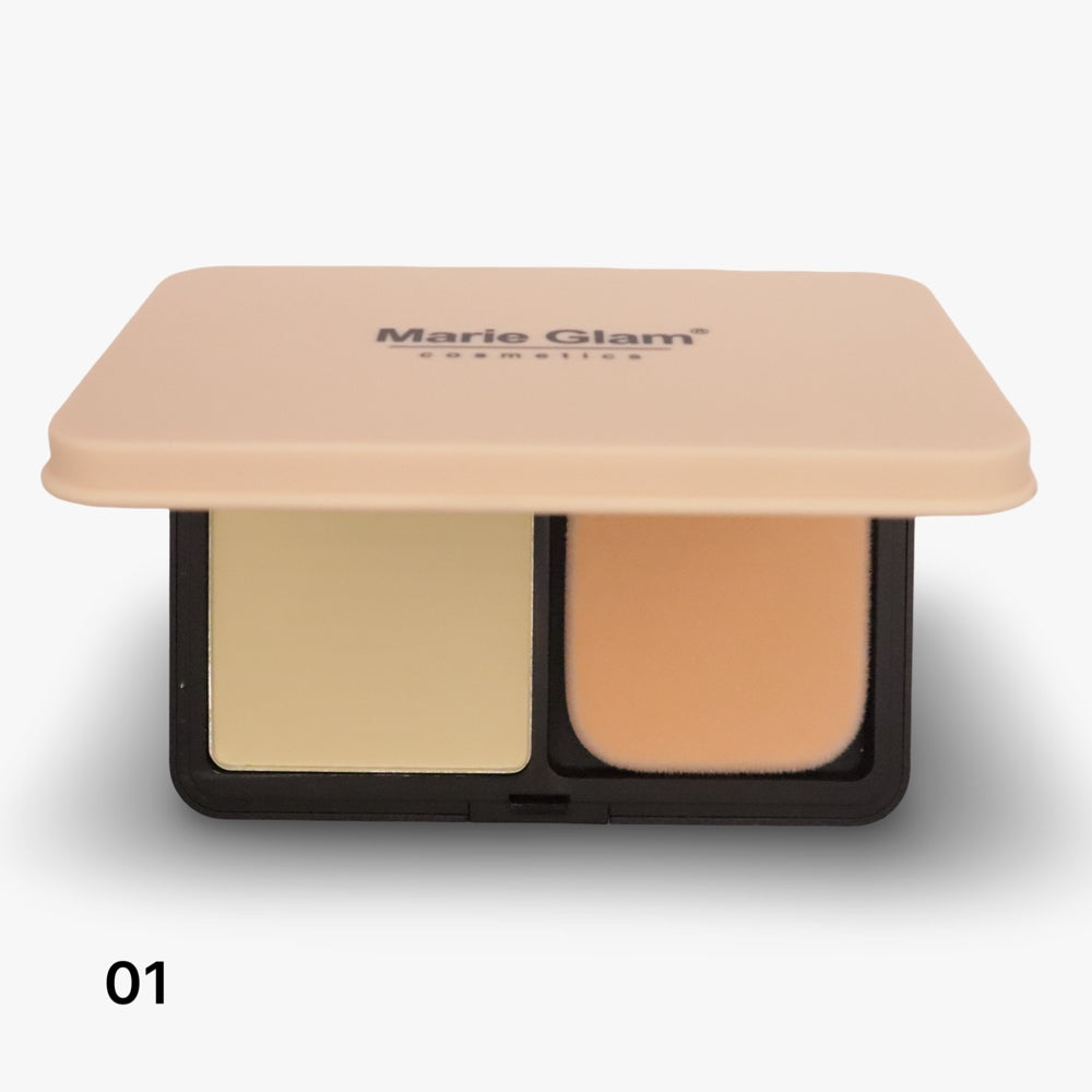 Marie glam flawless covarage foundation powder
