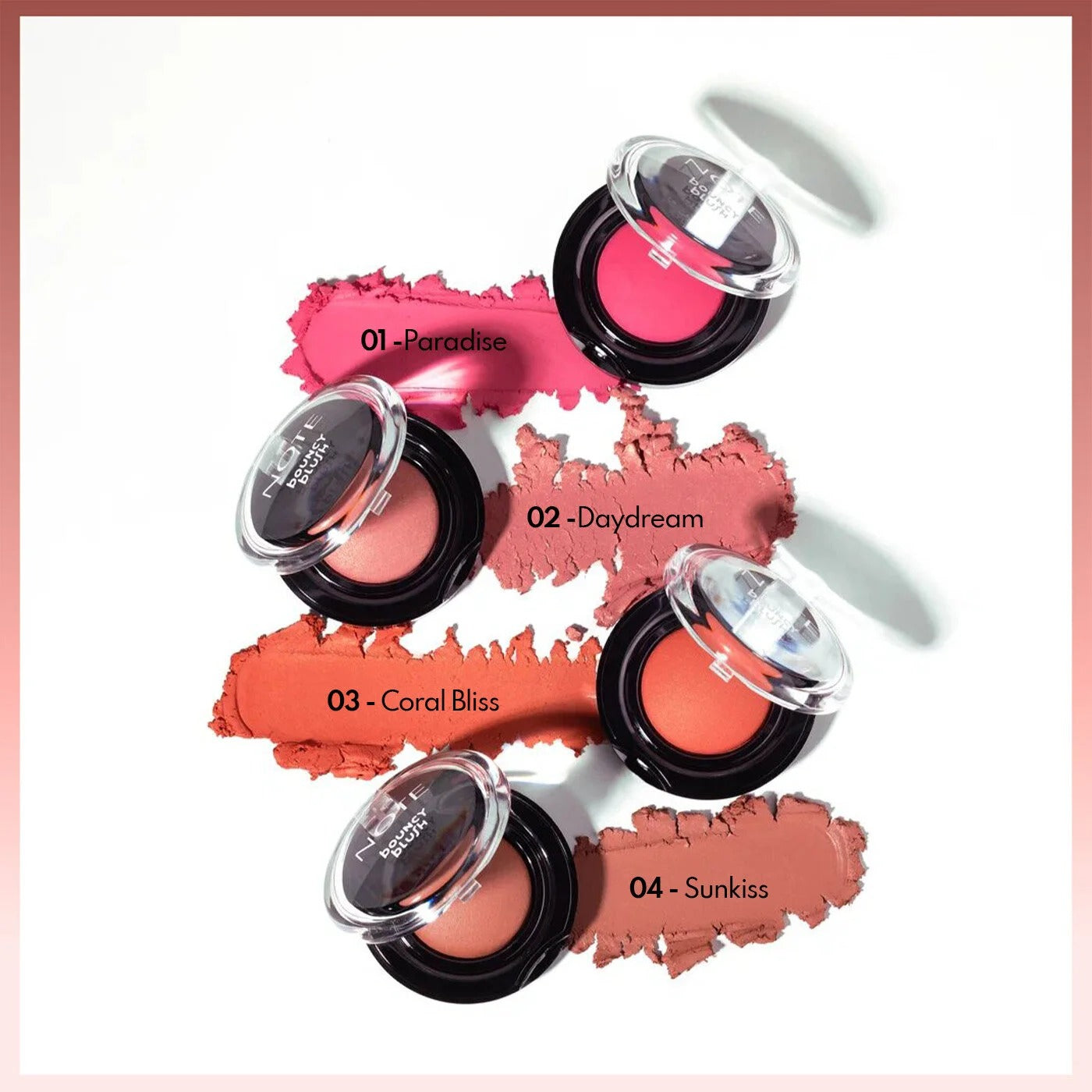 Note bouncy blush