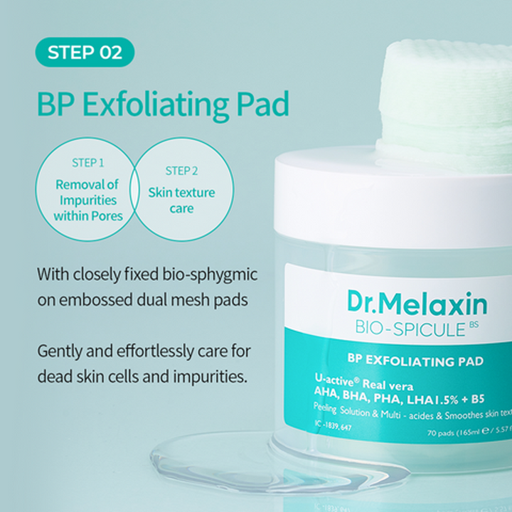 Dr.Melaxin Bp Exfoliating Pad - 70Pads