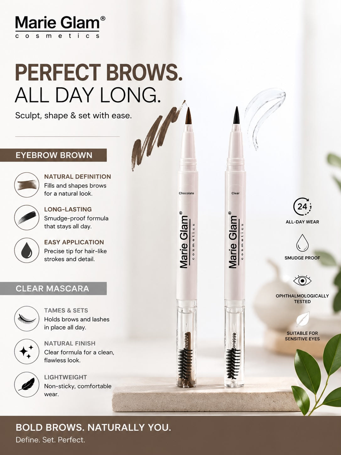 Marie glam perfect brows