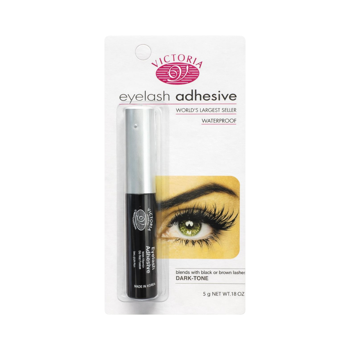 Victoria eyelash adhesive black tone